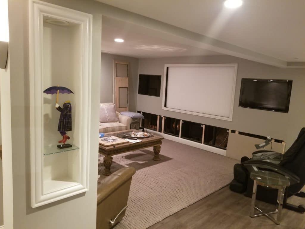 Basement Home Theater in St. Louis, MO